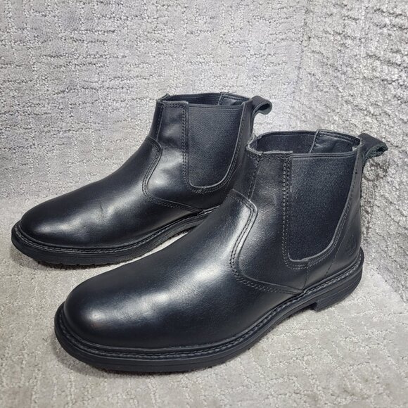 Timberland Earthkeepers Mens Size US 10 Black Pull On Chelsea Leather Boot Shoes - Picture 4 of 10